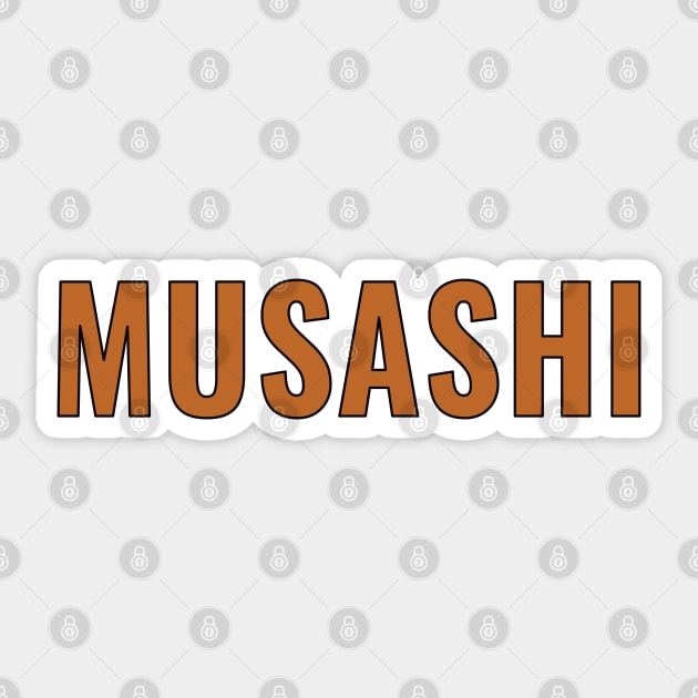 Hina (Hinamatsuri) "Musashi" Sticker by Kamishirts